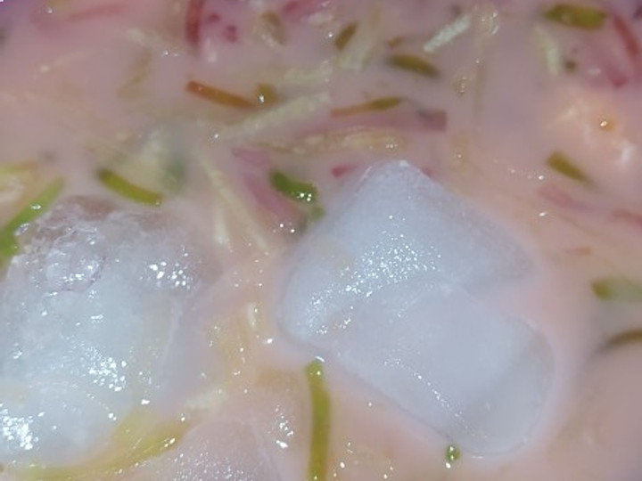 Langkah Mudah untuk Membuat Es cendol blewah melon serut Enak Terbaru