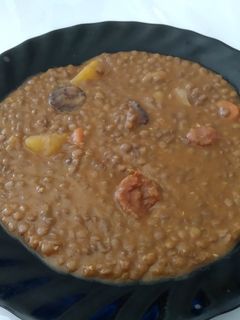 Una foto de Las lentejas de mi madre en Thermomix