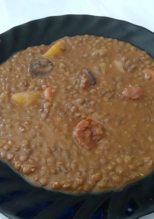 Una foto de Las lentejas de mi madre en Thermomix