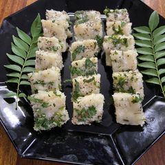 Suji dhokla A picture of Suji dhokla.