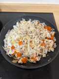 Noodles de arroz con pollo