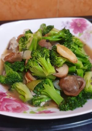 Foto resep Brokoli jamur bawang putih