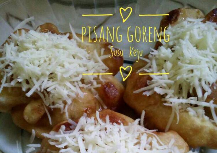 Pisang Goreng Susu Keju