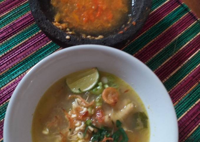 Cara Gampang Buat Soto seger Solo resep nenek, Enak Banget