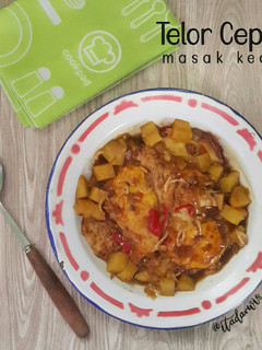 Foto resep Telor Ceplok Masak Kecap