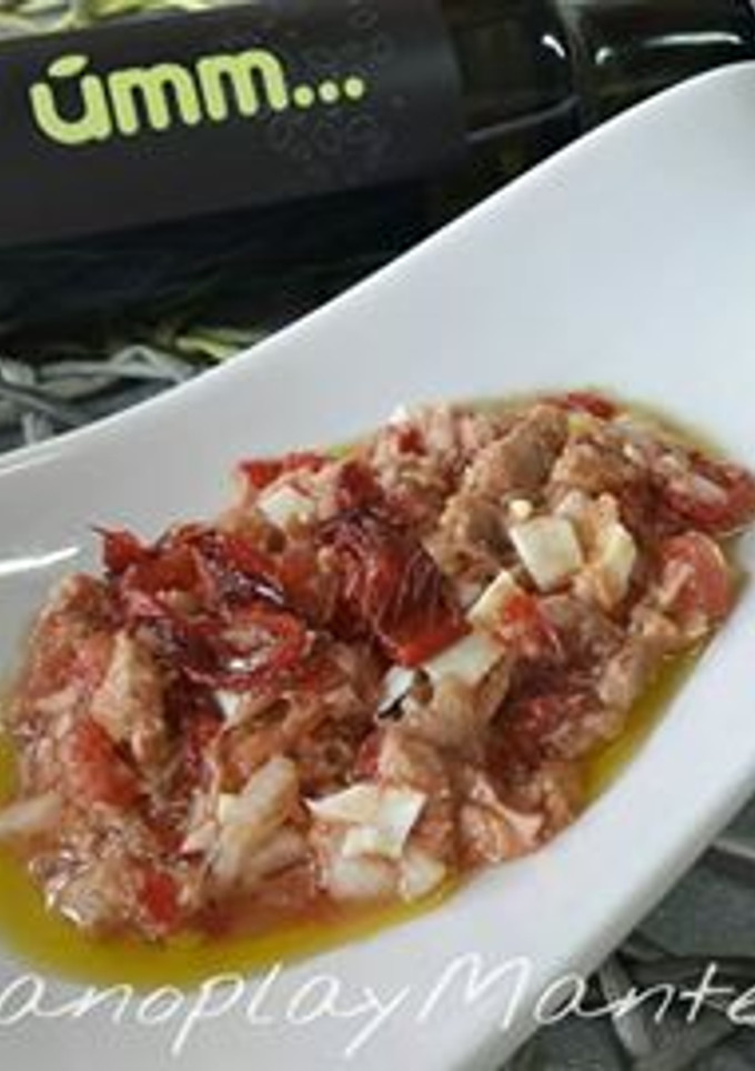 Una foto de Pipirrana de piquillos asados en GME, F y G y tradicional