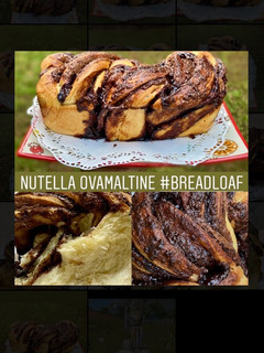 Foto resep Nutella Ovamaltine Breadloaf