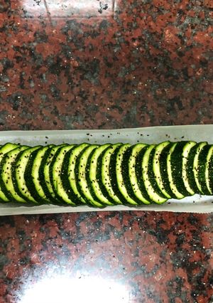 烤櫛瓜 的食譜成品照片