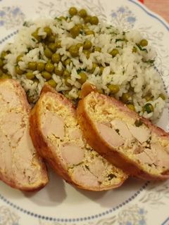 Csirkemell őzgerincformában recept fotója