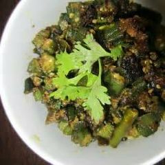 A picture of Instant Bhindi masala.