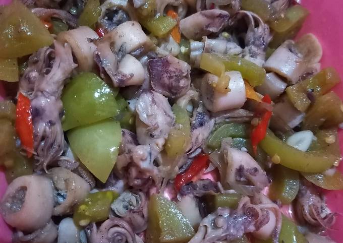 Resep Cumi Asin Tomat Hijau Oleh Mai Cookpad