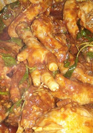 Foto resep Ceker pedas Mantan 😂😂
