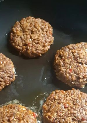 Una foto de Hamburguesas de soja texturizada