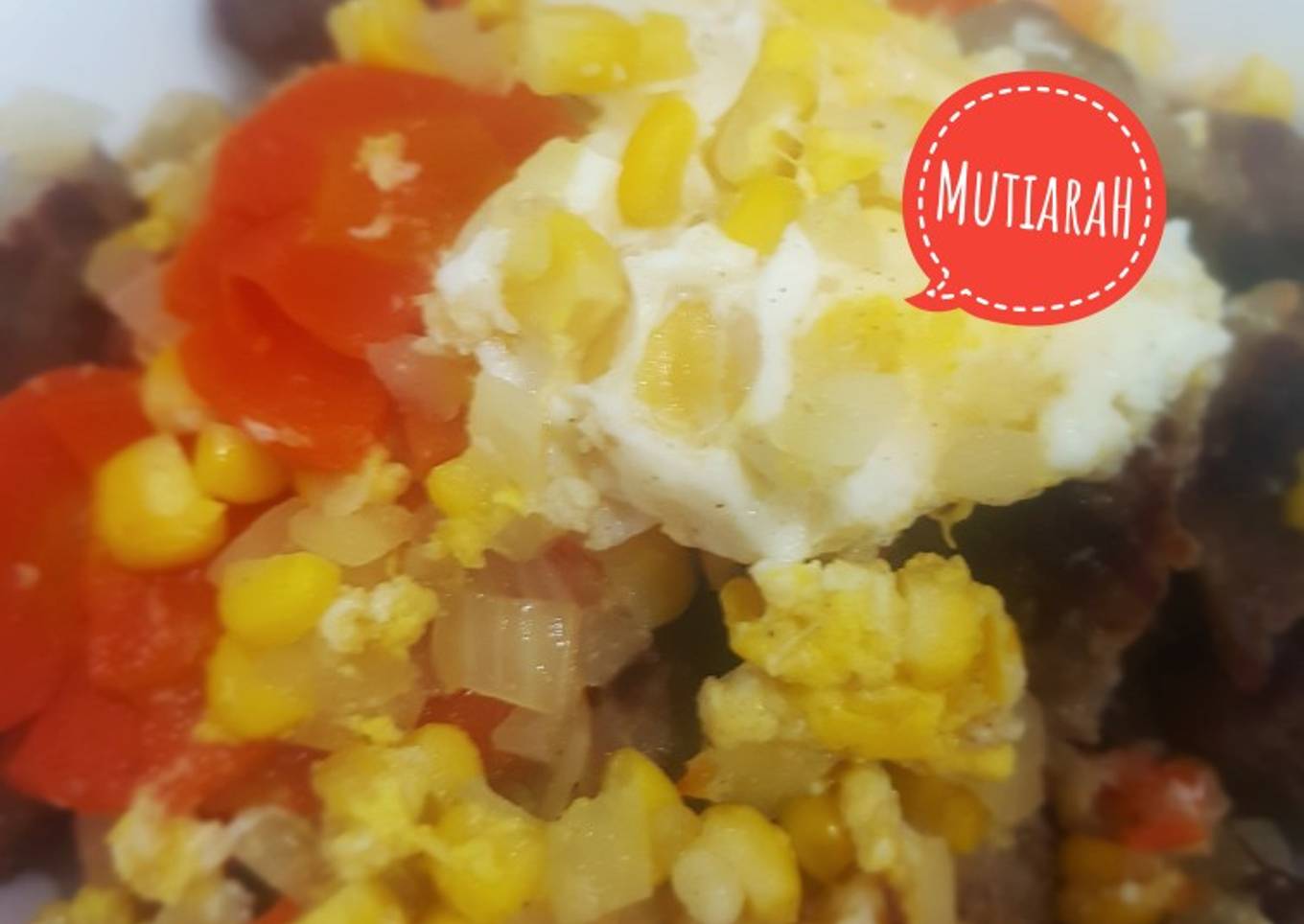 Beef Patty With Carrot & Corn