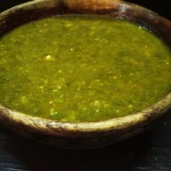 A picture of Dal palak.