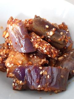 Foto resep Terong Saus Khas Korea - Seasoned Steamed Eggplant (Gaji Namul)