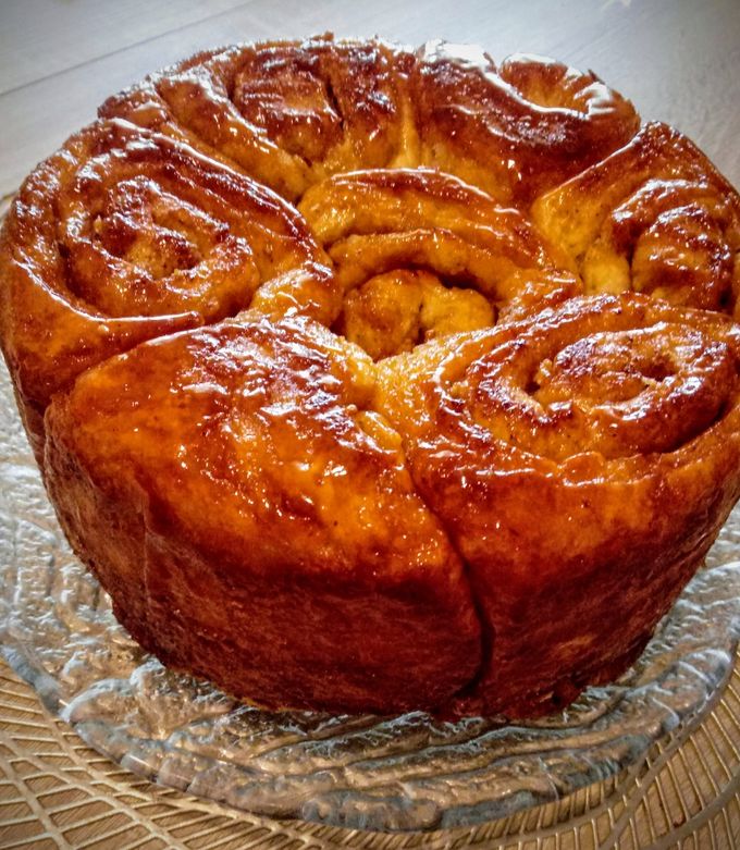 Karamellàs-diós rózsakalàcs recept fotója