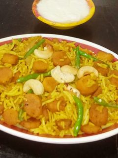 রাজস্থানি গাটটে কি পোলাও(rajasthani gatte ki pulao recipe in bn) রেসিপির প্রধান ছবি