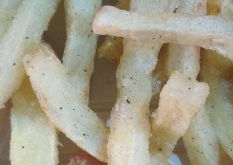 Steps to Prepare Super Quick Homemade French fries