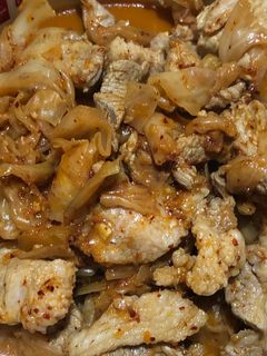 泡菜炒豬肉片 的食譜成品照片