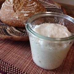 A picture of How to Make Raisin Yeast Sourdough Starter.