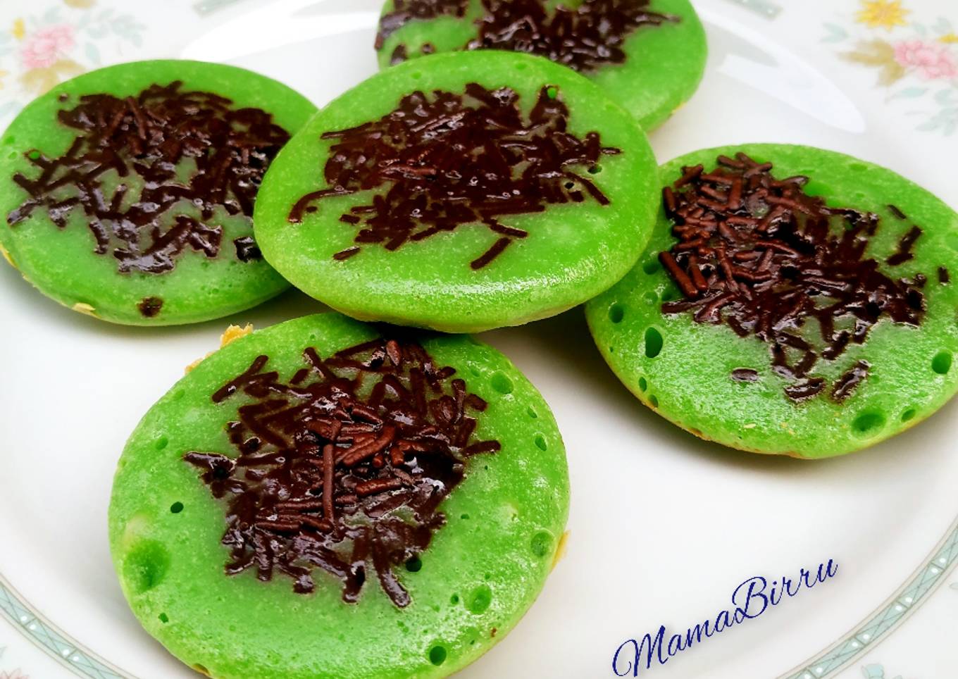 Kue Cubit Santan Pandan
