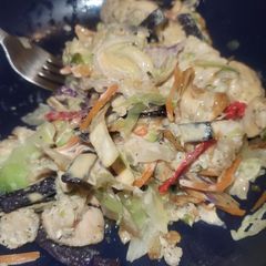 A picture of Egg roll bowl.