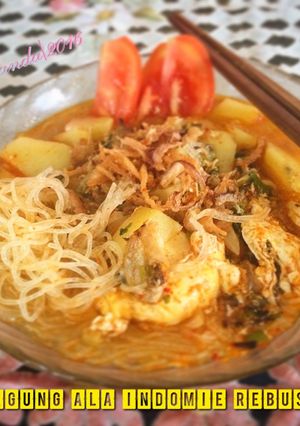 Foto resep Miehun jagung ala indomie rebus 😘