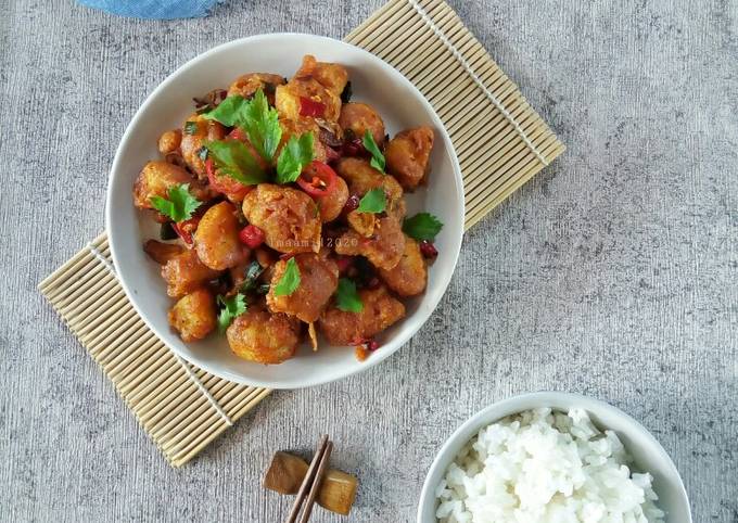 Ayam Popcorn Goreng Bawang