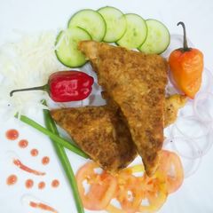 A picture of Potatoes sandwich.