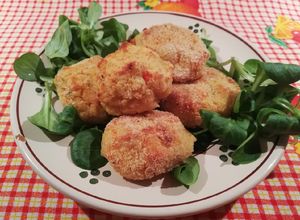 Foto di Polpette di lenticchie scorticate rosse