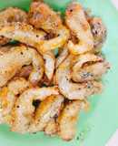 Tôm thẻ kho tiêu(món chay)