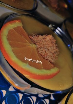 صورة لوصفة مهلبية البرتقال 🍊🧡