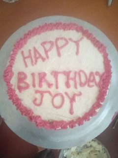 A picture of Coconut strawberry pound cake.
