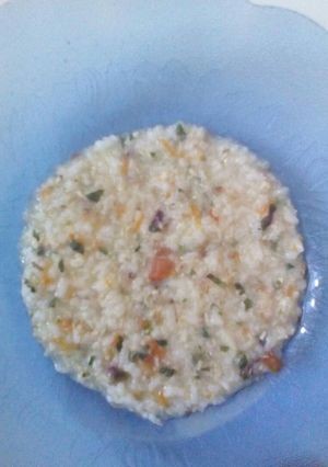 Foto resep Bubur nasi sayur ikan Mpasi 9m