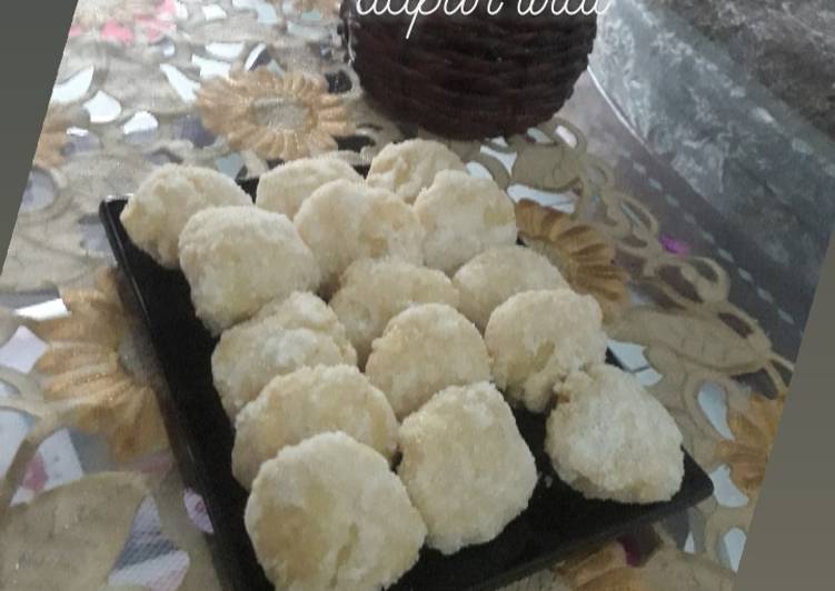 resep cara bikin Gemblong/getas bermandi gula putih 😘