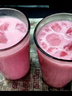 صورة لوصفة حليب ورد