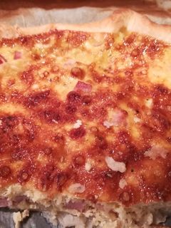 Une photo de Quiche jambon/fromage râpé