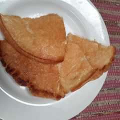 A picture of Telur dadar tepung sasa.