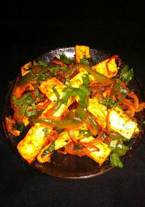 A picture of Paneer jhalfrezi.