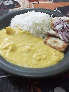 Una foto de Puré de zapallo