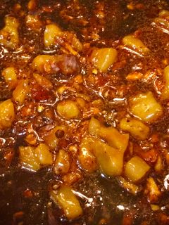 Hình của món Nước mắm kho quẹt.