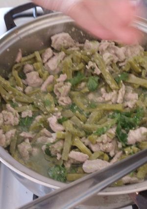 Una foto de Bisteck Con Nopales