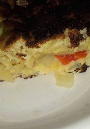 Una foto de Tortilla de Fideos!