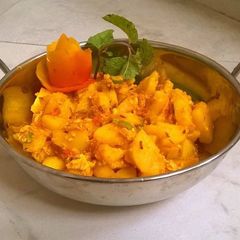 Aloo bhujiya A picture of Aloo bhujiya.