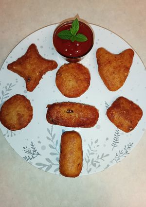 A picture of Golden Crunch Poha Potato Bites.