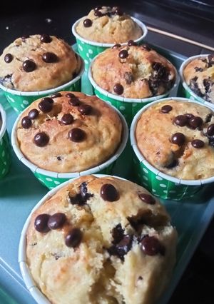 Foto resep Banana muffin coklat
