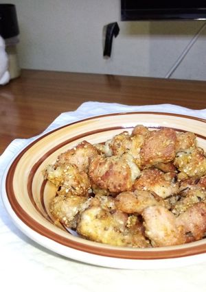 A picture of Chicken bites#kibs challenge.