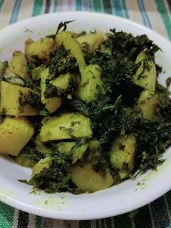हरा सोया आलू की सब्जी(hara soya aloo ki sabzi rrecipe in hindi) रेसिपी मुख्य फोटो