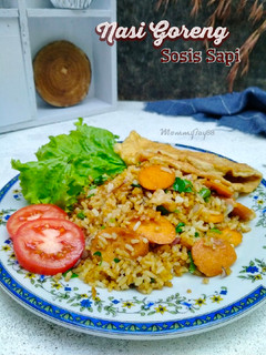 Foto resep Nasi Goreng Sosis Sapi